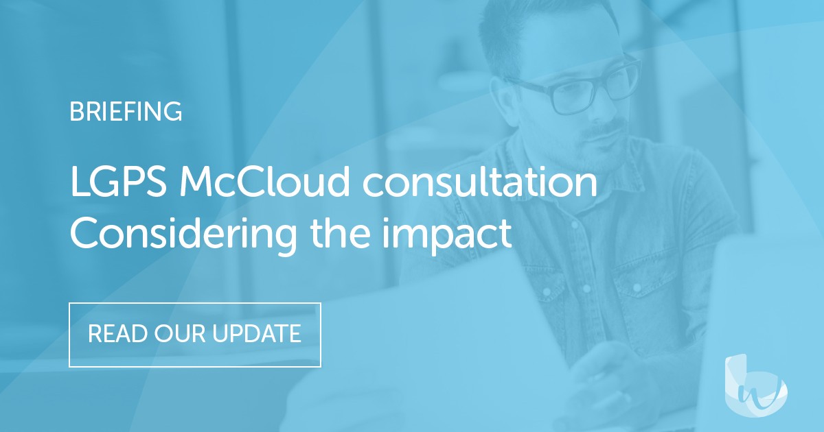 The LGPS McCloud consultation Briefings Waddingham